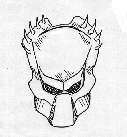 446x481 How To Make Your Own Predator Mask Our Pastimes