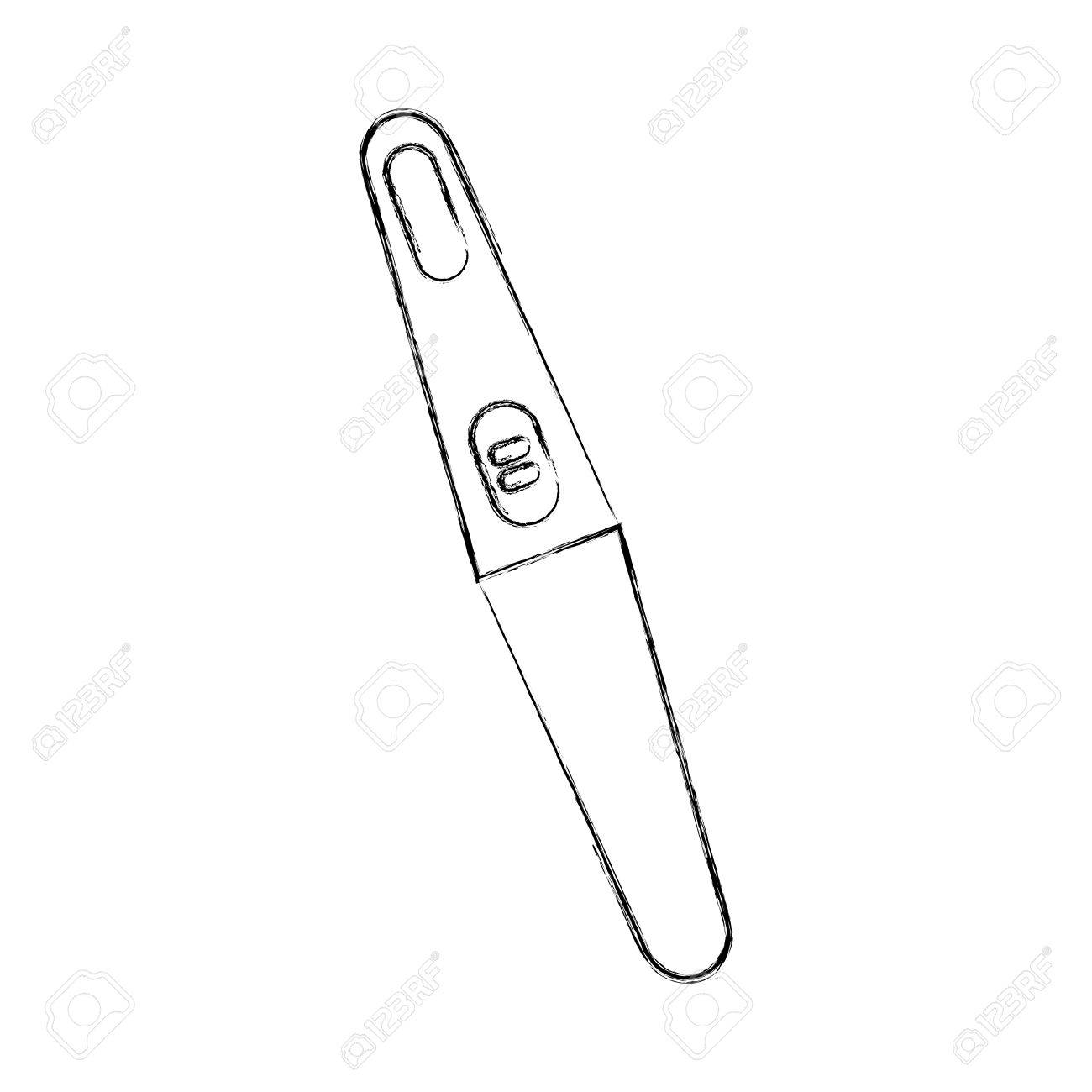 1300x1300 Pregnancy Test Isolated Icon Vector Illustration Design Royalty