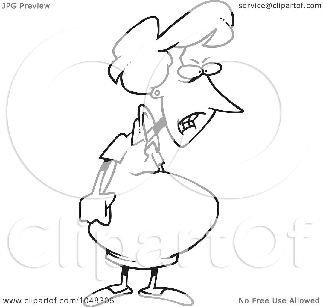 1080x1024 Royalty Free (Rf) Clip Art Illustration Of A Cartoon Black