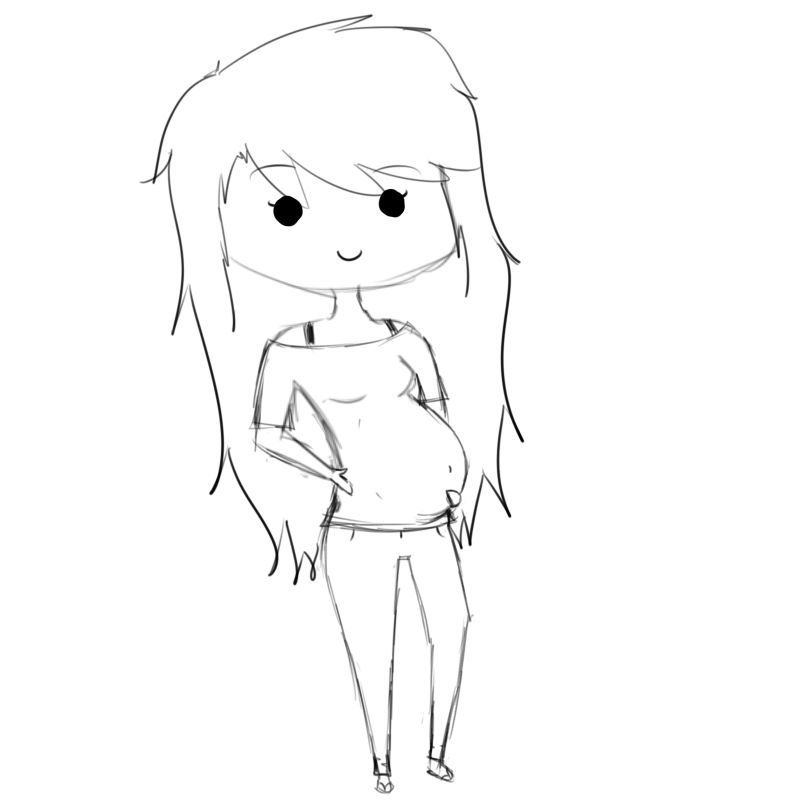 800x800 Pregnant Woman By Itachifangirl24