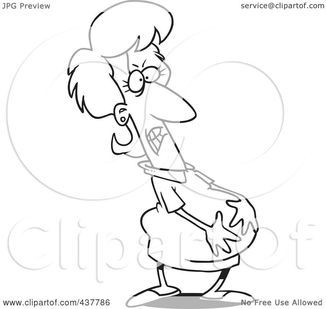 1080x1024 Royalty Free (Rf) Clip Art Illustration Of A Black And White