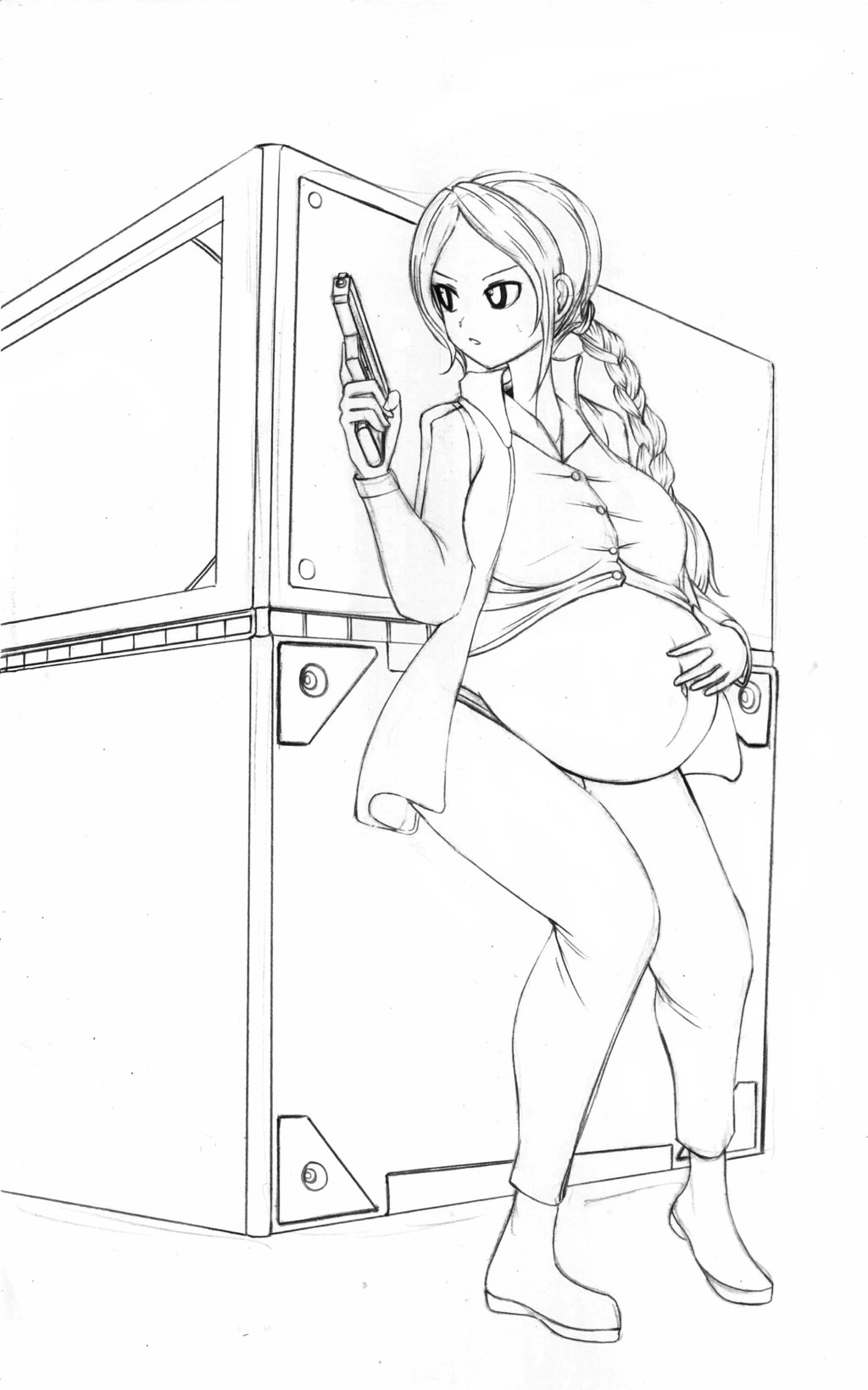 1024x1640 Pregnant Doctor By A022412