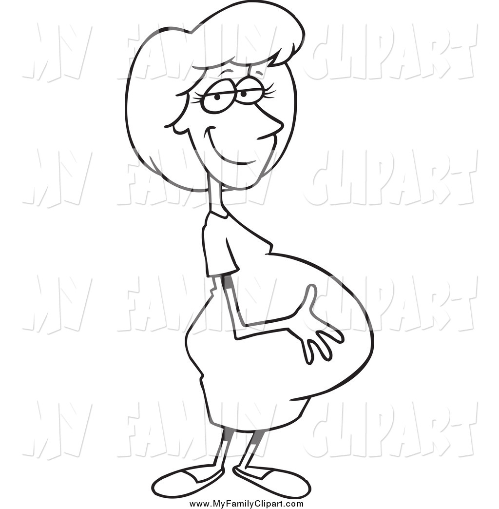 1024x1044 Clipart Pregnant Woman