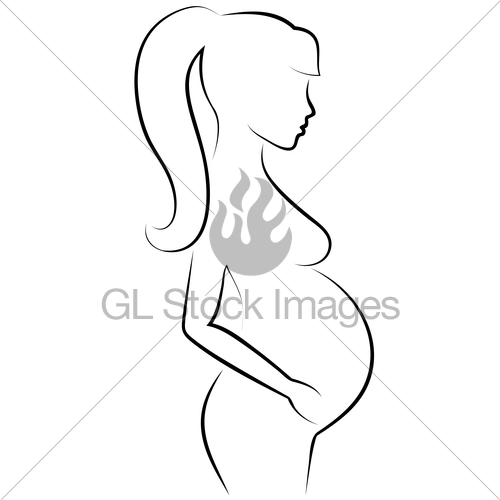 500x500 Pregnant Woman Gl Stock Images
