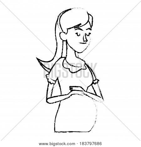 450x470 Pregnant Women Sketch Images, Illustrations, Vectors