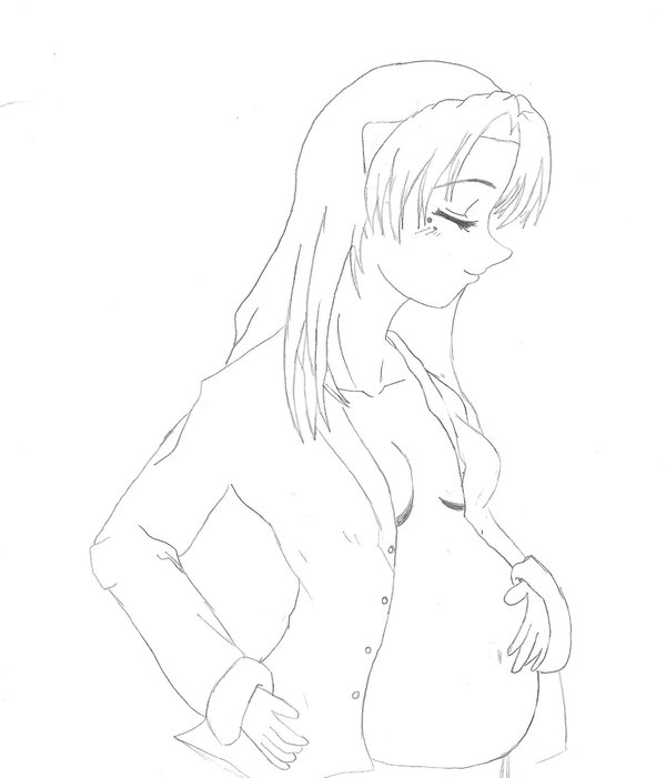 600x701 Zinneh 9 Months Pregnant By Kawaii Shikyo
