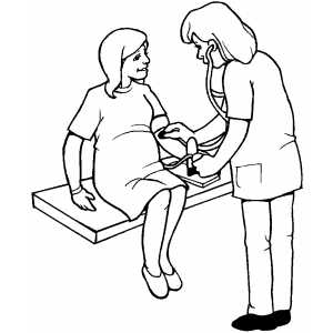 300x300 Pregnant Woman Coloring Pages Babies