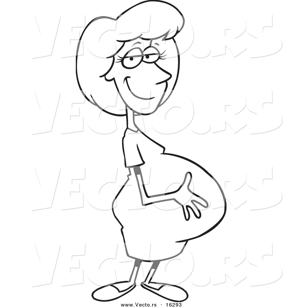 1024x1044 Drawing Of Pregnant Woman