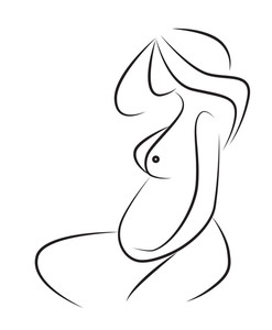 247x300 Pregnant Woman Royalty Free Stock Image