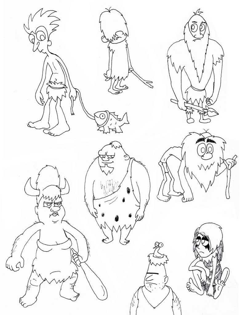 780x1024 Prehistoric People By Earthvsthederek