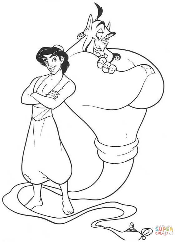 577x774 Aladdin Coloring Pages Preschool To Beatiful Draw Print Kids