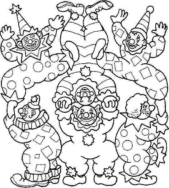 540x600 Circus Coloring Pages For Preschool Coloring Page