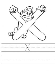 232x300 Letter X Worksheets For Preschool