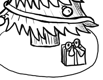 335x261 How To Draw Christmas Trees Step By Step Drawing Lesson