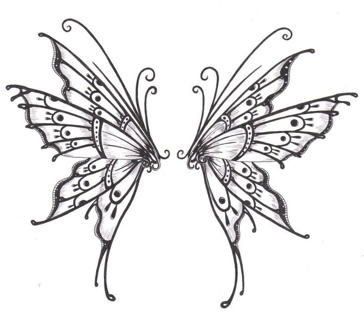 736x641 Amazing Butterfly Tattoos Designs