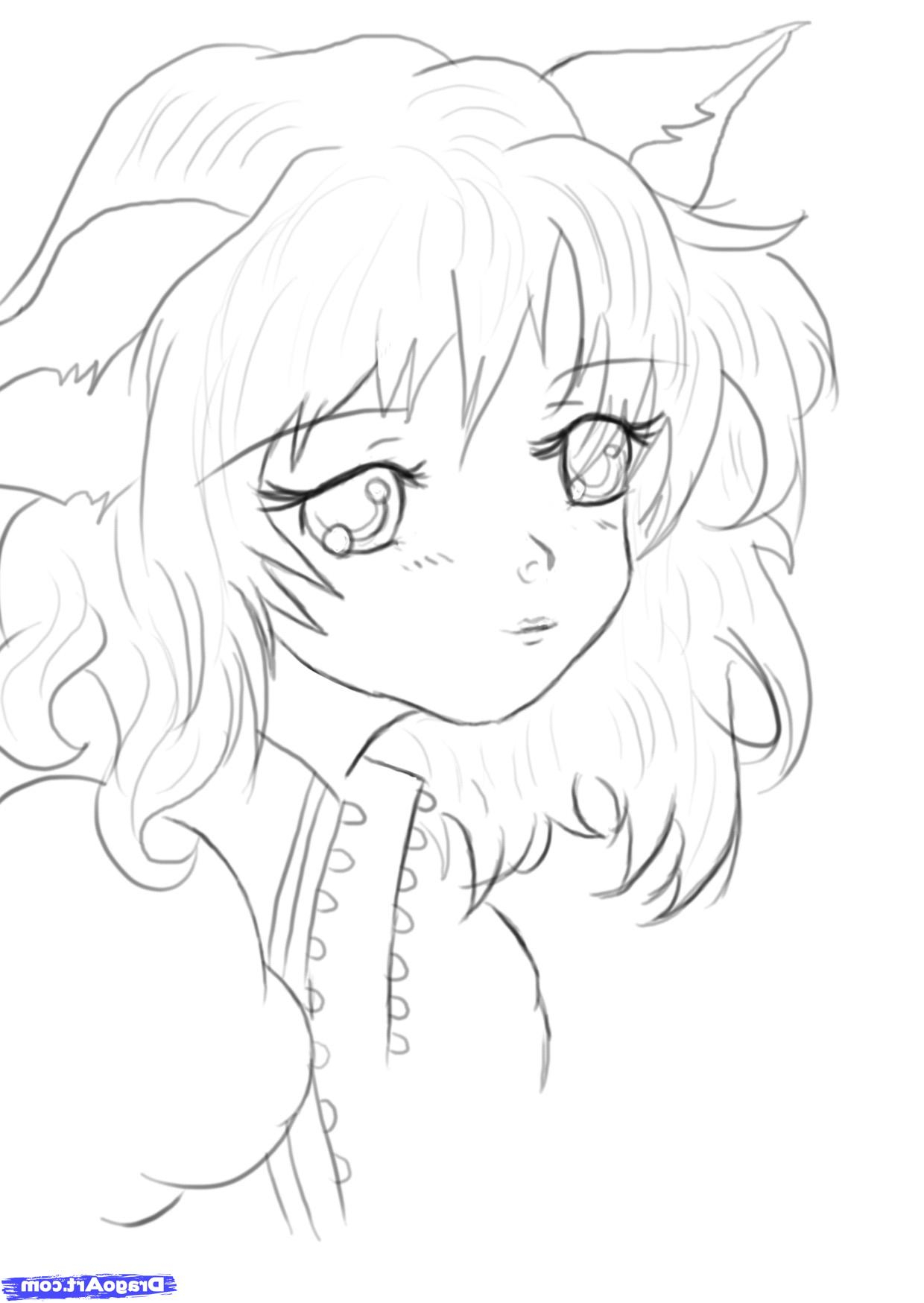 1240x1748 Anime Girl Pretty Face Drawing Girl Archives