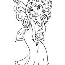 220x220 Fairy Coloring Pages