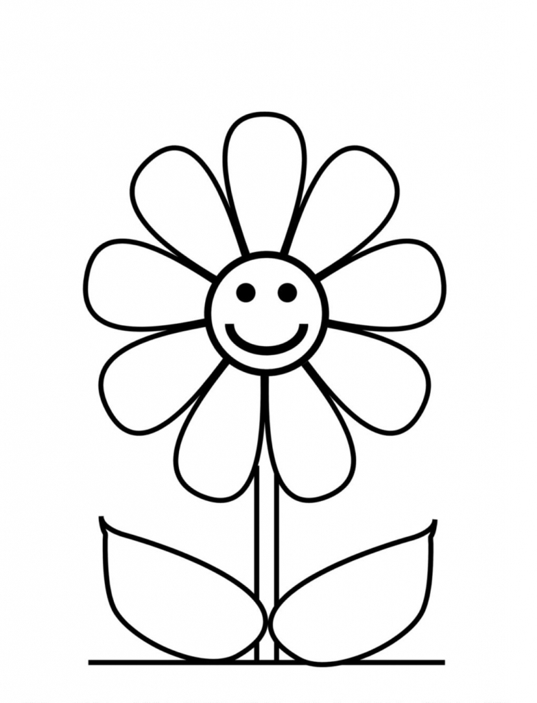 783x1024 Cute Flower Drawing How To Draw Happy Flowers Cute Doodles