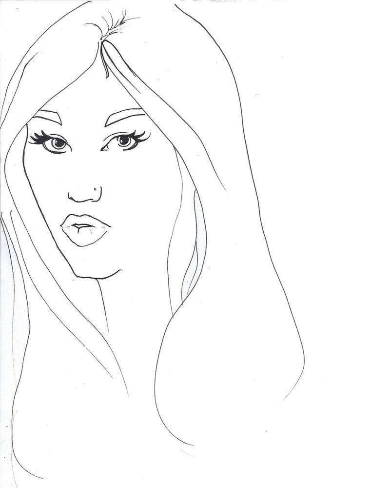 800x1000 Pretty Girl Drawing By Soleilphoenix