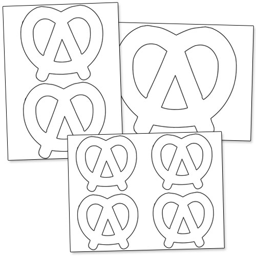 500x500 Free Pretzel Template Printable