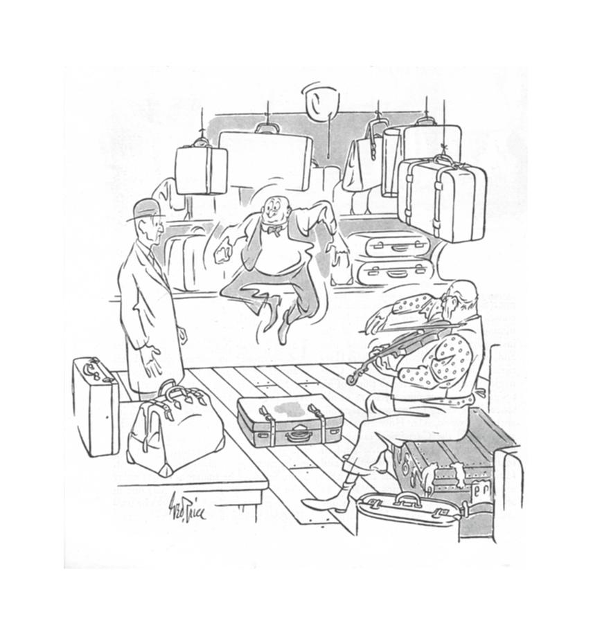 856x900 New Yorker November 13th, 1943 Drawing By George Price