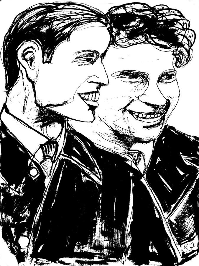675x900 Royal Affair Price William And Prince Harry Drawing By Allen Forrest