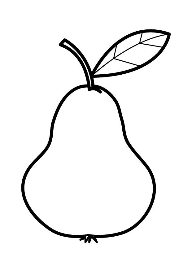 620x875 Pear Coloring Page Spear Coloring Pages