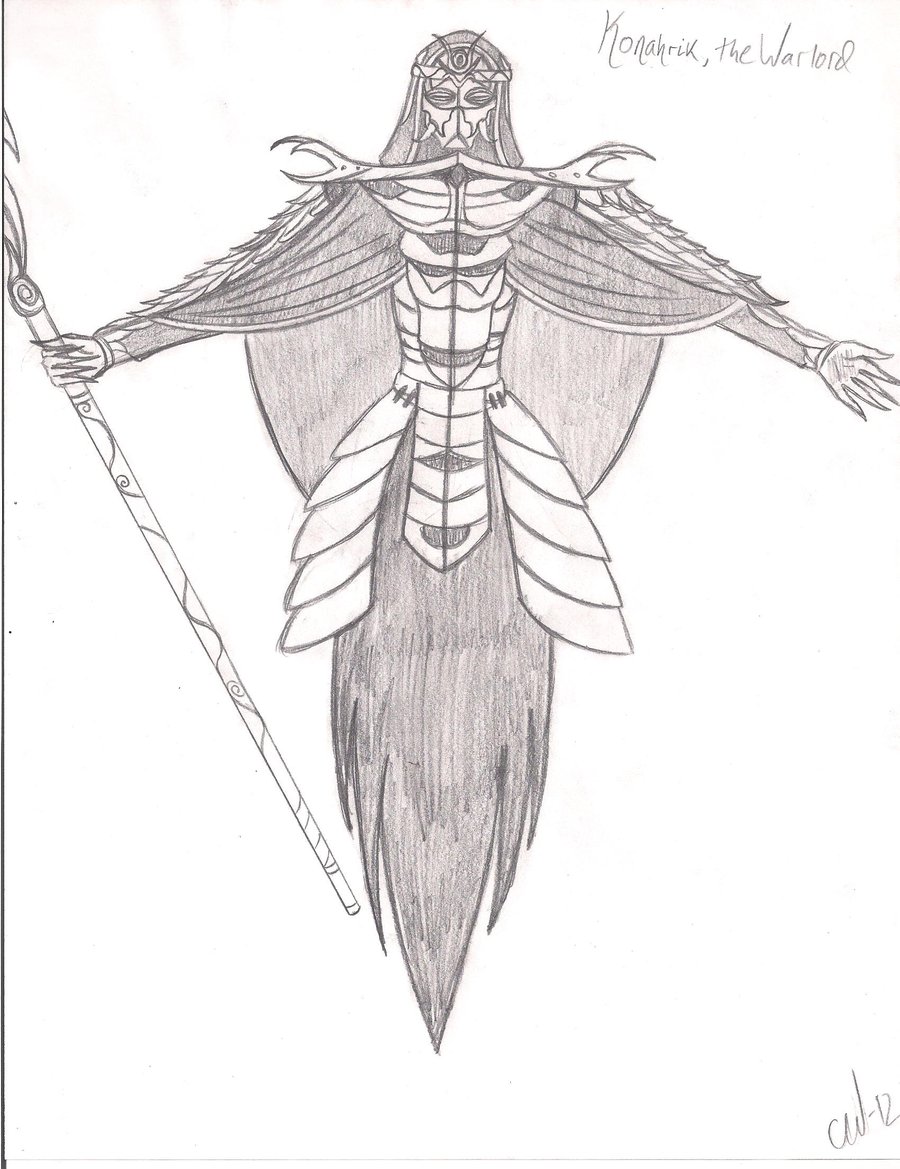 900x1169 Dragon High Priest Konahrik, The Warlord By Vanwa Haleth