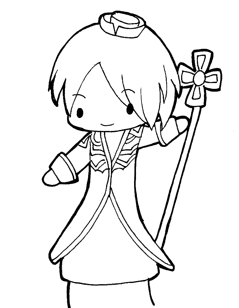 784x1009 Ro Priest Chibi Lineart By Cannira