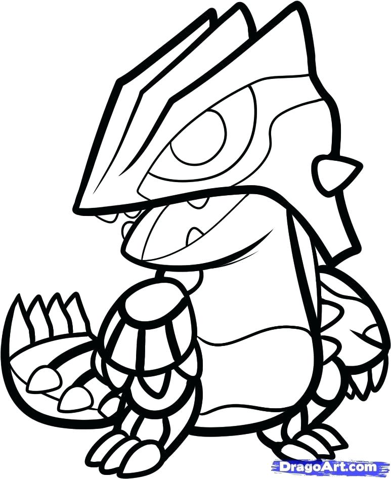 773x947 Groudon Coloring Pages