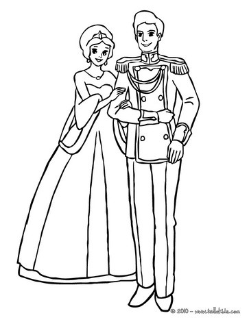 363x470 Prince And Princess Coloring Pages