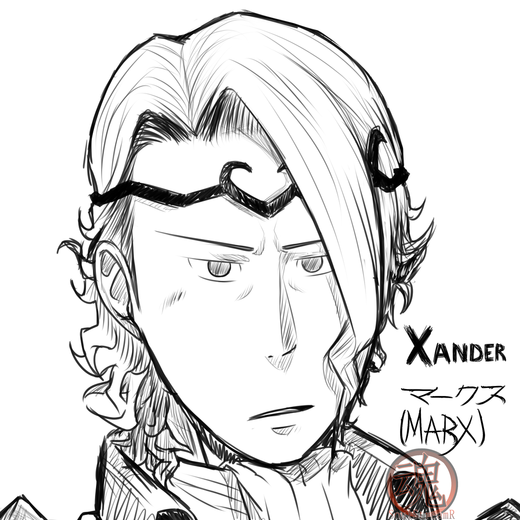 1024x1024 Crown Prince Xander Of Nohr [Sketch] By Soulstreamr
