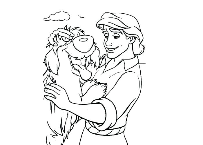 700x500 Prince Eric Coloring Pages