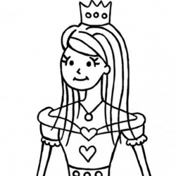 250x250 How To Draw A Princess Step By Step For Kids Feltmagnet