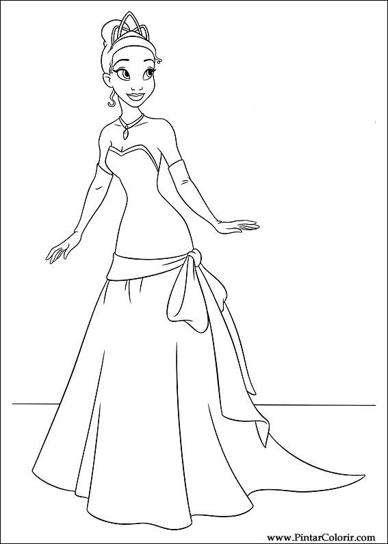 567x794 Drawings To Paint Amp Colour Princess Frog