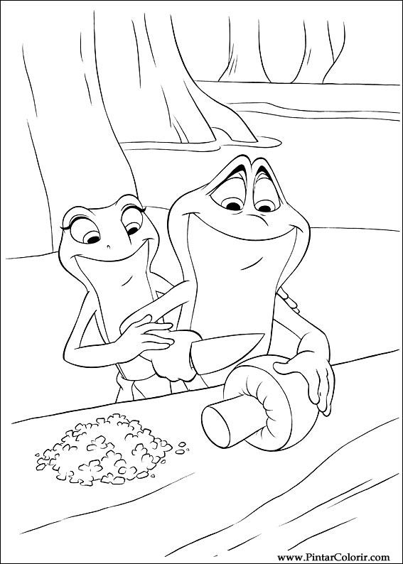 567x794 Drawings To Paint Amp Colour Princess Frog