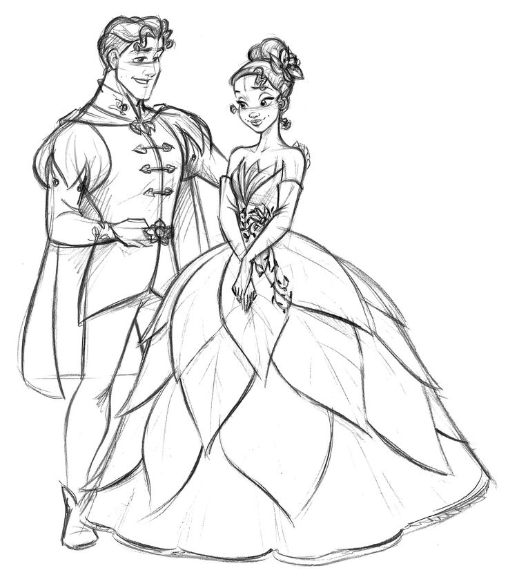 736x848 Drawn Princess Fairytale Princess