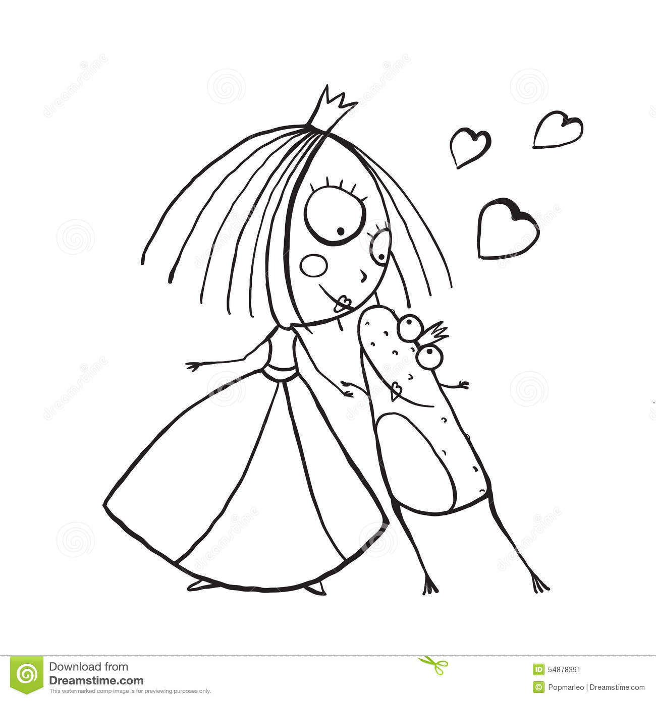 1300x1390 Drawn Princess Prince