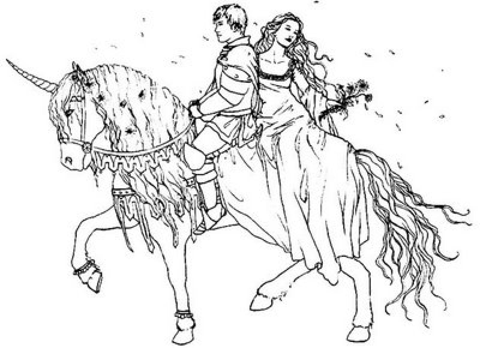 1600x1160 Prince And Princess Drawing Prince and princess on horse printable