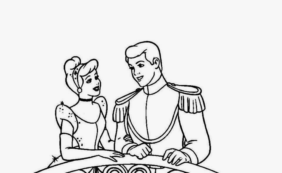 962x592 Colour Drawing Free Hd Wallpapers Ariel And Prince Coloring Page