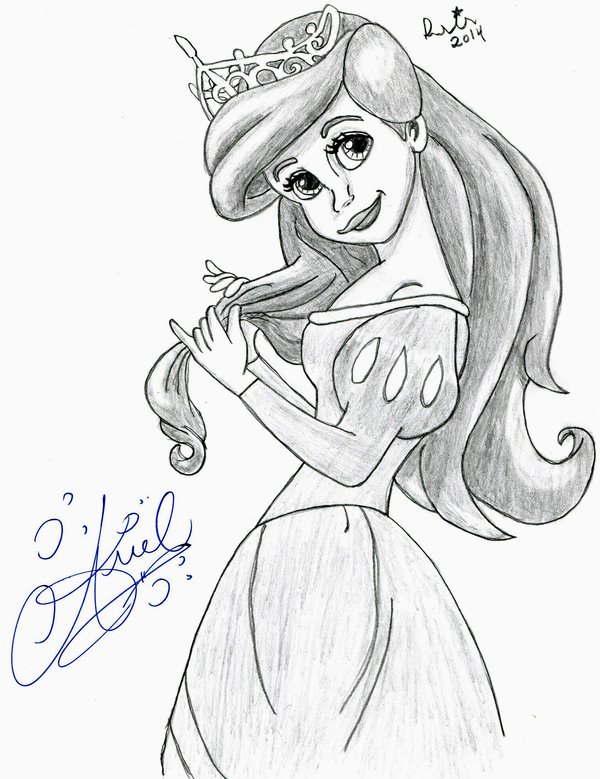 600x779 Ariel By Ny Disney Fan1955