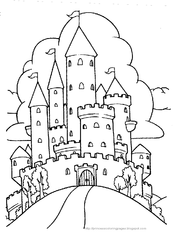 600x802 Princess Coloring Pages