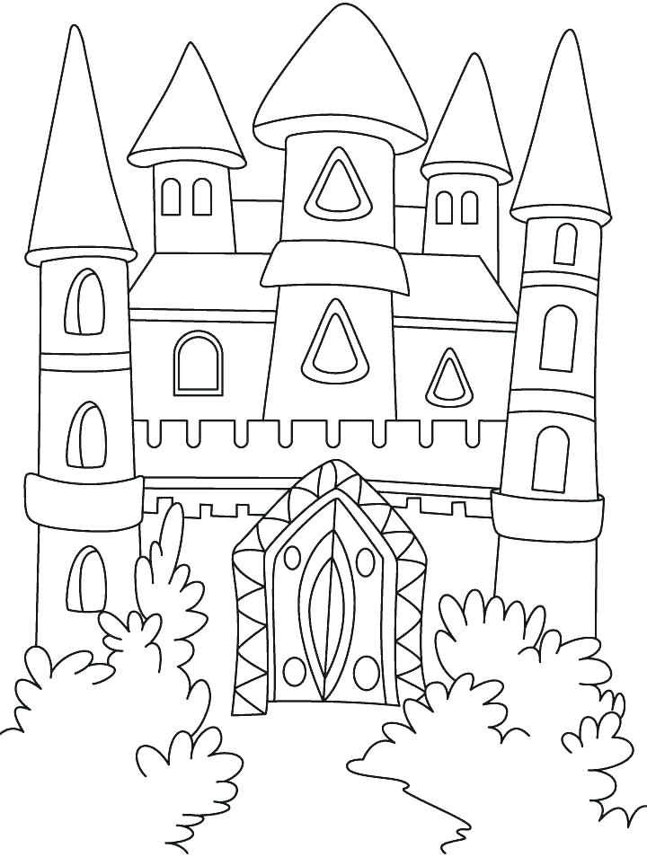 720x954 Top Rated Castle Coloring Page Images Castles Coloring Pages