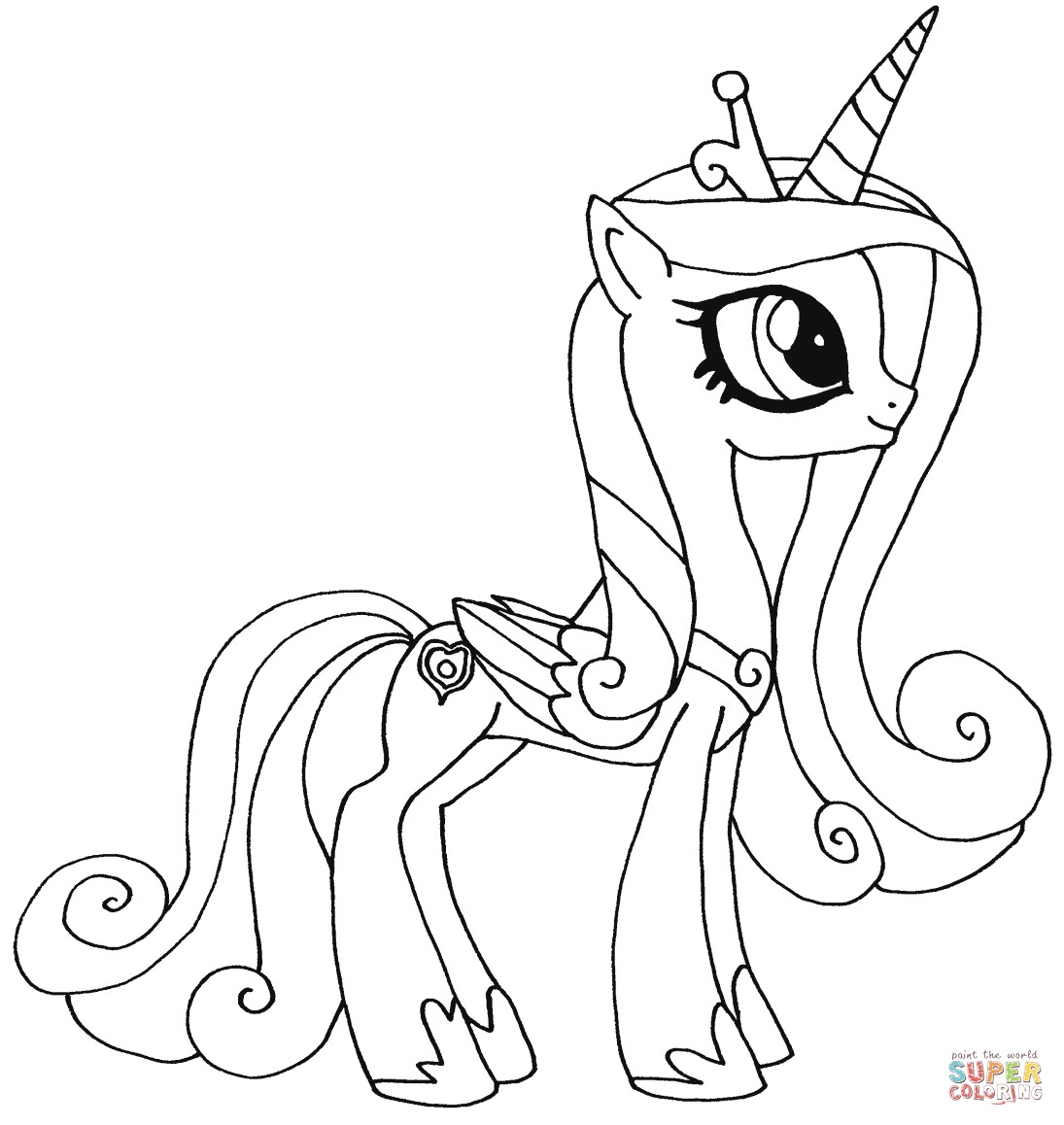 1095x1158 My Little Pony Coloring Pages Princess Celestia New Princess