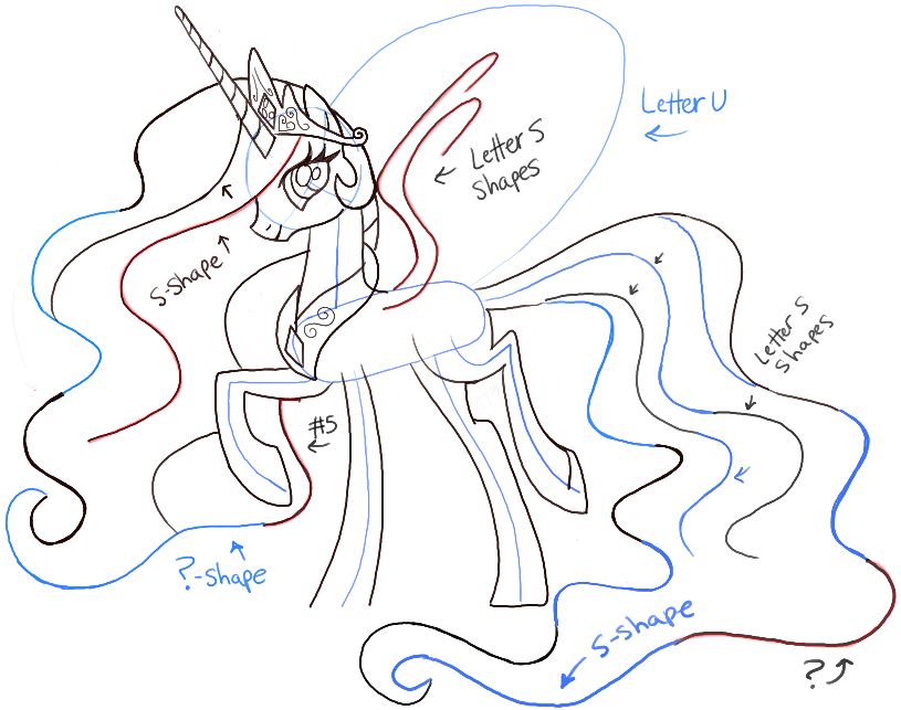 815x643 Today I Will Show You How To Draw Princess Celestia From My Little
