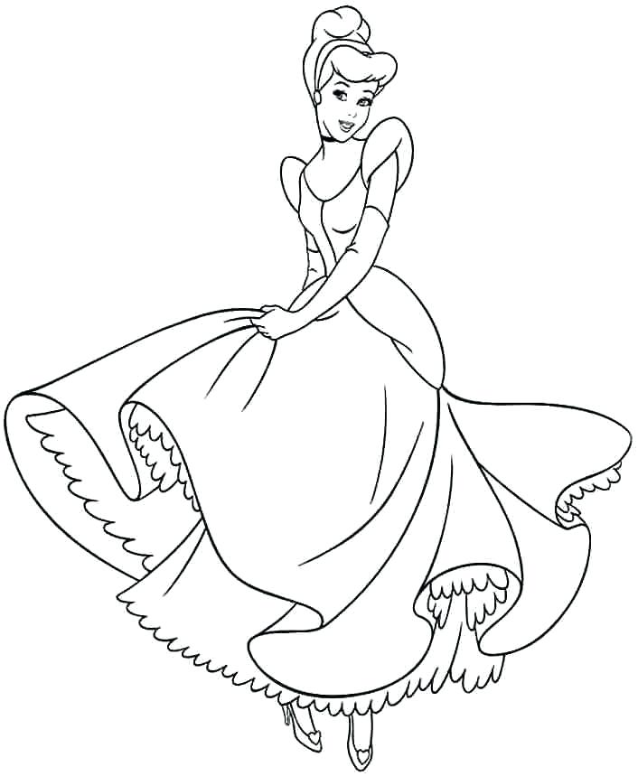 Princess Cinderella Drawing at GetDrawings | Free download