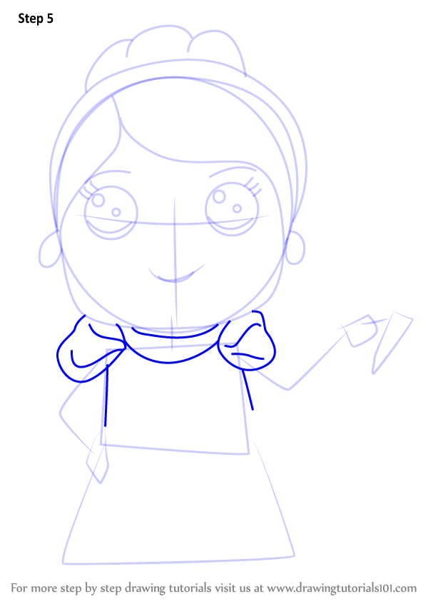 600x846 Learn How To Draw Kawaii Princess Cinderella (Kawaii Characters