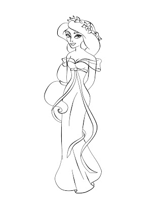310x400 Baby Princess Cinderella Drawing