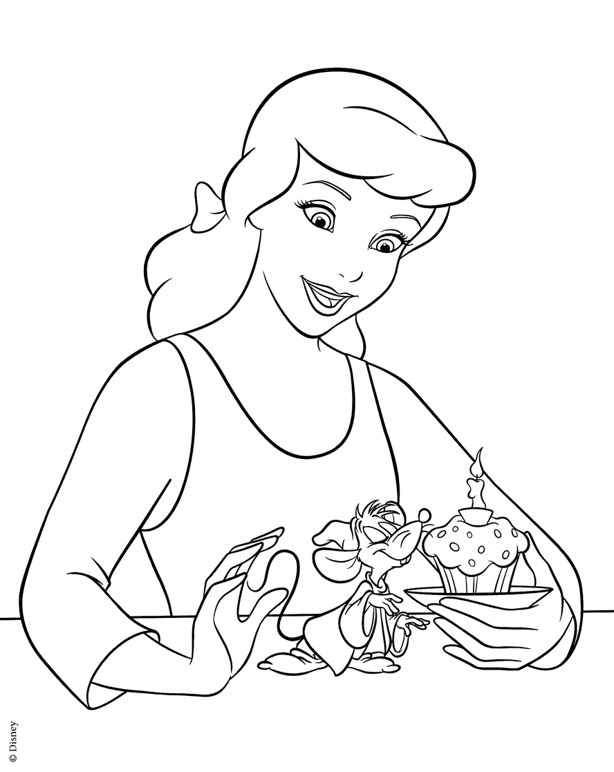 888x1117 Cinderella Cloring Pages 2018 Z31 Coloring Page