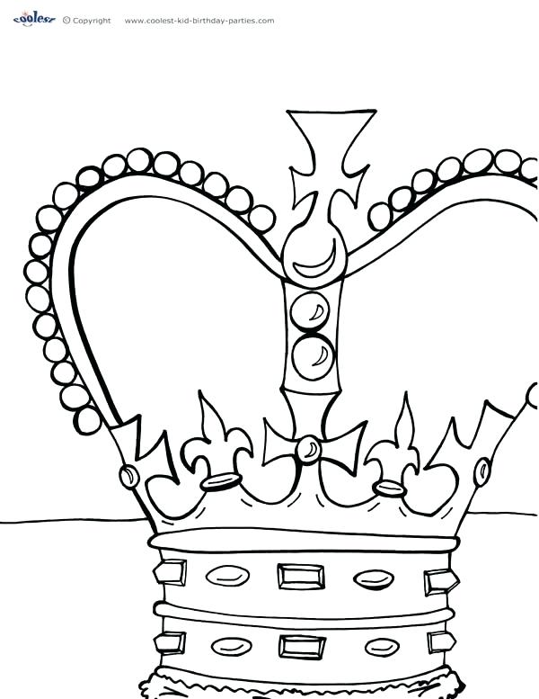 600x777 Princess Crown Coloring Page Excellent Mesmerizing Crown Coloring